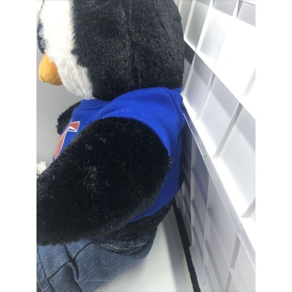 BAB CARNIVAL CRUISE SHIP LOGO BUILD A BEAR PENGUIN BAB PLUSH, Vintage 15”. Rare - Picture 11 of 16